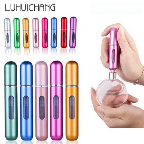 Mini Refillable Perfume Bottle 8ml5ml Spray Perfume Pottle With Spray Scent Pump Empty Cosmetic