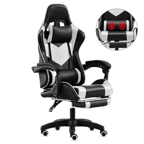 Boomersun Chaise de gaming ergonomique Chaise de bureau Siège Gaming