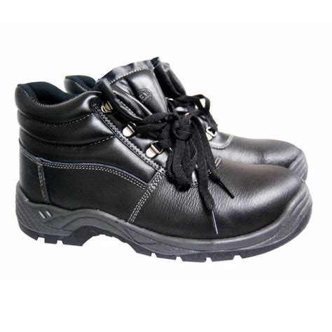 Camel Safety Shoes S1 CM 7060 High Cut Black Steel Toe Shoe Men