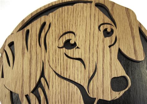 Dachshund Dog Face Scroll Saw Cut Etsy