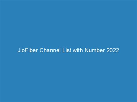 Shaw Direct Tv Channel List With Number The Channel List