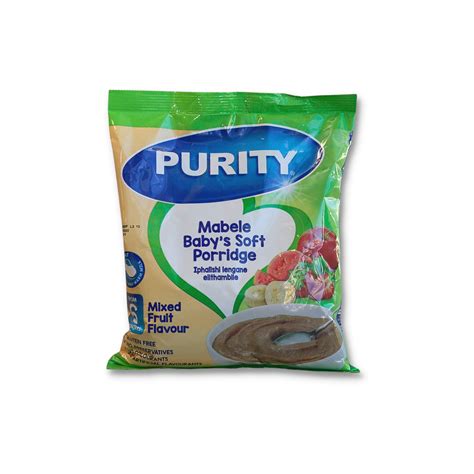 Purity Mabele Babys Soft Porridge Mixed Fruit From 6 To 36 Months