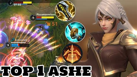 Wild Rift Ashe Top Ashe Gameplay High Noon Ashe Skin Rank Season