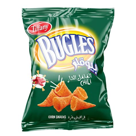 Tiffany Bugles Chili Flavoured Corn Snacks 125 G Online At Best Price Corn Based Bags Lulu