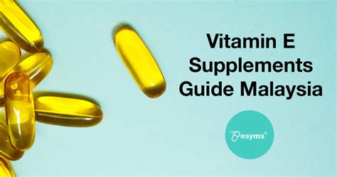 Panduan Suplemen Vitamin E – Manfaat, Testimoni Dan Banyak Lagi