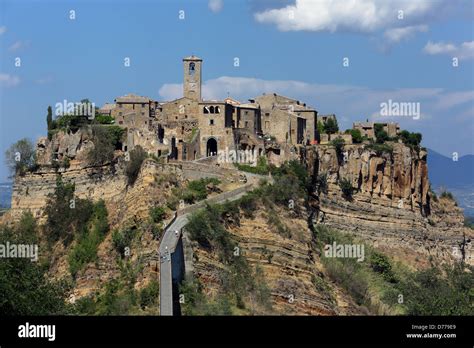 Civita di Bagnoregio, Italy, Village View Stock Photo - Alamy