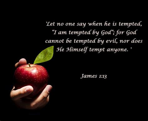 Let No One Say When He Is Tempted I Am Tempted By God For God