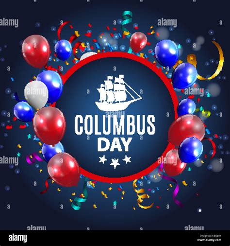 Vector Illustration Of Columbus Day Stock Vector Image And Art Alamy