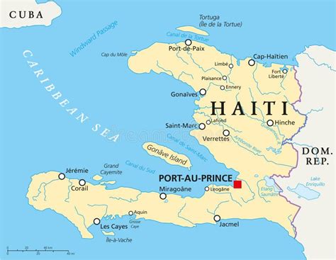 Road Map Of Haiti