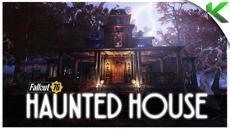 The Most Scary Haunted House Camp Build 2022 Fallout 76 Youtube