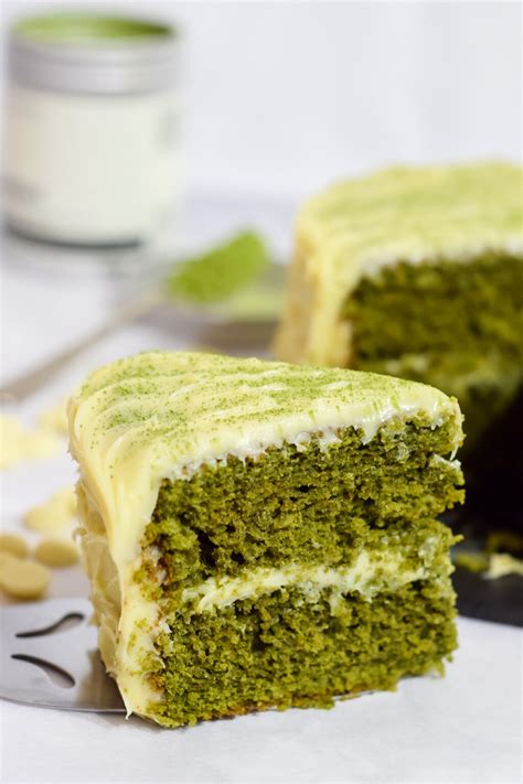 Easy Matcha White Chocolate Cake Sweet Mouth Joy