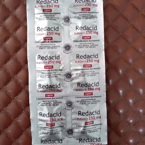 Jual Redacid 250 Mg 1 Strip 6 Pcs Shopee Indonesia