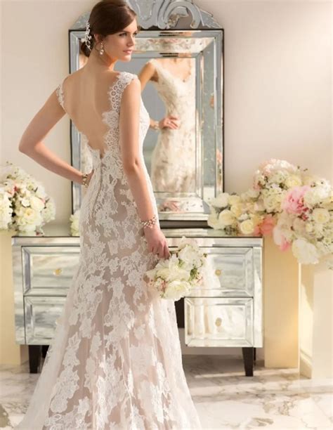 Modern Vintage Wedding Dress 2016 Sexy Lace Backless Wedding Dresses