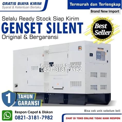 Jual Mesin Genset 60 Kva Perkins Cummins Isuzu Emerald 3 Phase Shopee