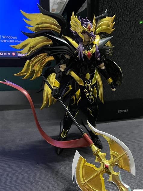 Bandai Original Saint Seiya Cloth Myth Soul Of Gold Ex Evil Loki Metal