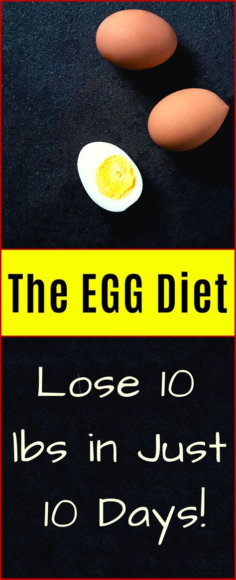 The Egg Diet A Safe Way To Lose 10 Lbs In Just 10 Days Egg Diet Coconut Health Benefits