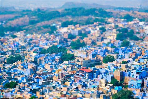 Aerial View Of Jodhpur Blue City Jodphur Rajasthan India Stock Photo