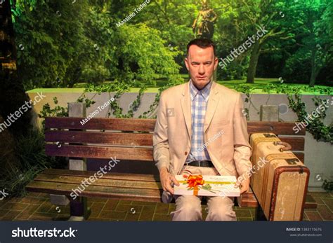 Forrest Gump Tom Hanks Wax Figures Stock Photo 1383115676 Shutterstock