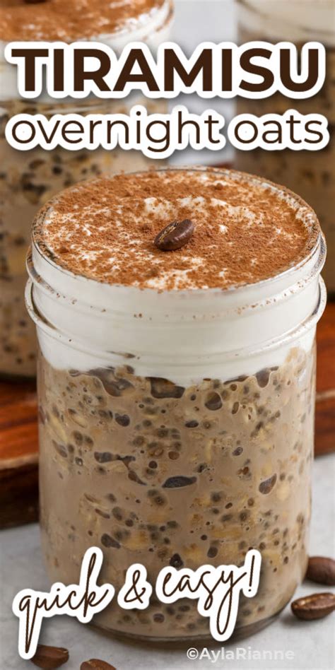 Tiramisu Overnight Oats Life With Ayla Rianne