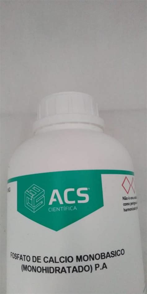 Fosfato De C Lcio Monob Sico Monohidratado Pa Kg Marca Acs