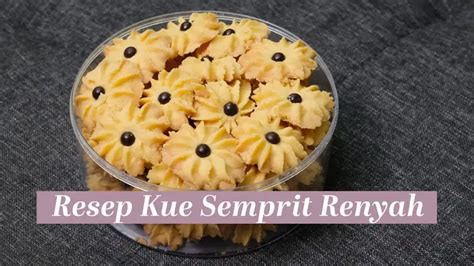 Resep Kue Semprit Renyah Untuk Camilan Di Rumah Orami