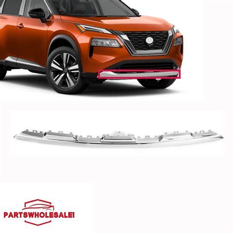 Ra A Of Front Bumper Lower Trim Chrome For Nissan Rogue Platinum