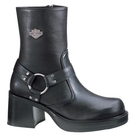 Women S Harley Davidson® Pavement Harness Boots Black 94866 Motorcycle And Biker Boots At