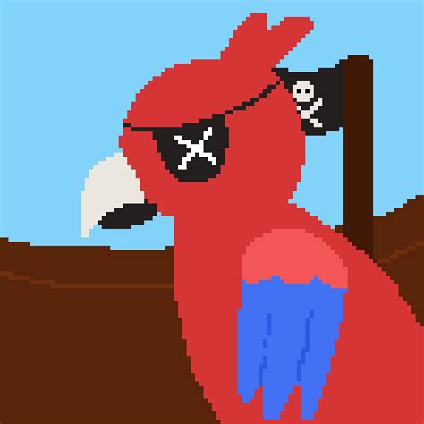 Pixilart Parrot By Goosepotato