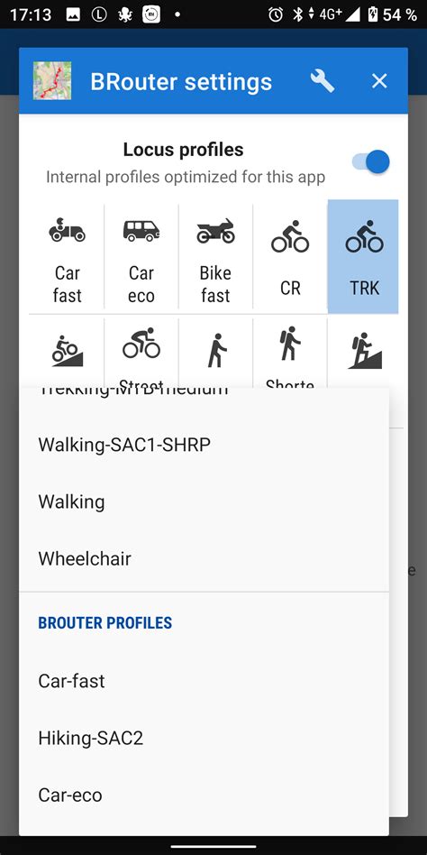 Dynamic BRouter profile configuration | Locus Map - help desk