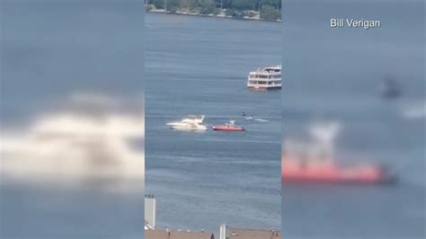 Good Samaritan Rescues Passengers From Burning Yacht On Hudson River