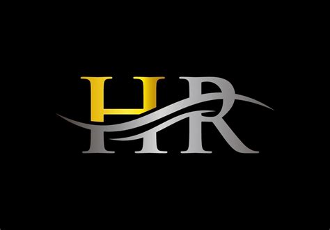 HR Linked Logo for business and company identity. Creative Letter HR ...