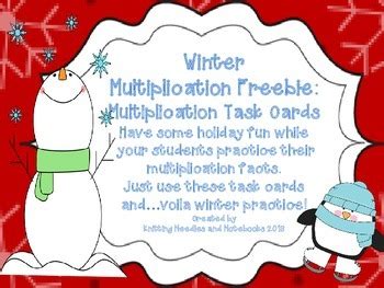 Winter Multiplication Task Cards Make Practice Fun Tpt