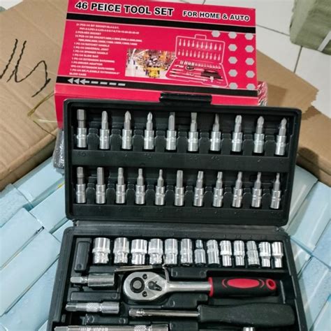 Jual Kunci Sok Pcs Obeng Shock Tool Kit Set In Kunci Socket Set