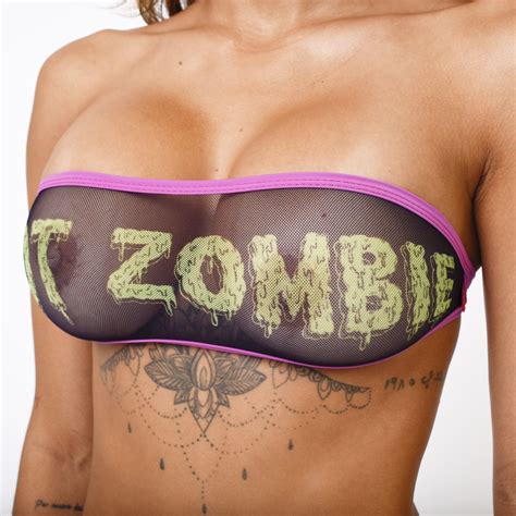 Hot Zombie Bandeau Bikini To Turn Heads The Looks On Halloween