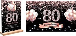 Amazon Trgowaul Th Birthday Decorations Set Includes Rose Gold