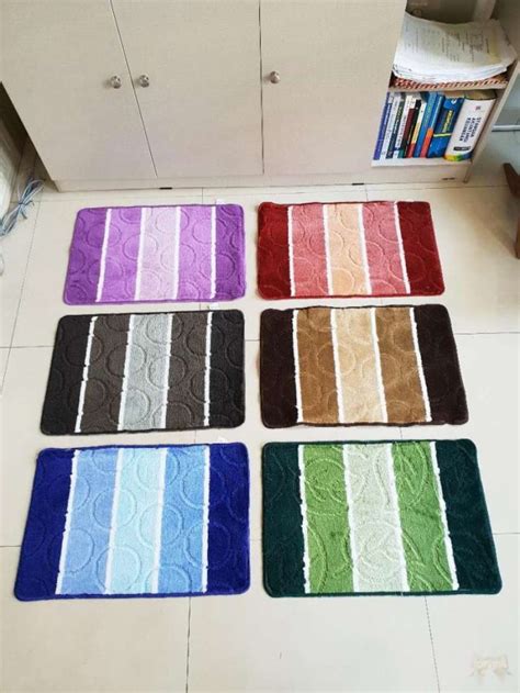 Jual Keset Emboss Anti Slip Alas Kaki Warna Mix Motif Karpet Lantai