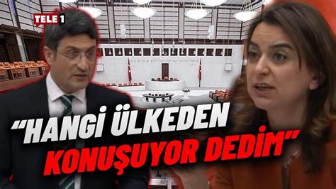 Meclis te gerilim AKP li Vekil konuştu DEM Partili Koçyiğit kendini