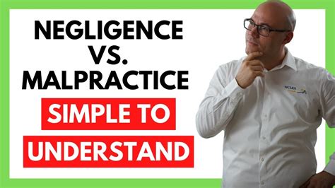 Negligence Vs Malpractice Made Simple Youtube