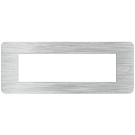 Placca BTICINO Matix Go 7 Moduli Grigio Alluminio Leroy Merlin