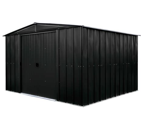 Spacemaker Metall Gerätehaus 1010 Onyx Schwarz 297x313x209 cm