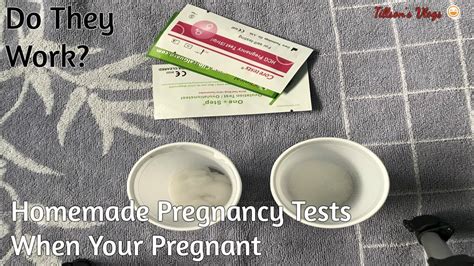 Diy Pregnancy Test Homemade Pregnancy Test When Your Pregnant Youtube