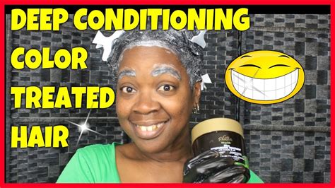 Deep Conditioning Color Treated Hair Goldmouth 100 Youtube