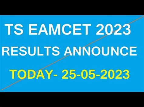 TS EAMCET RESULTS RELEASED TS EAMCET RESULTS TELANGANA EAMCET RESULTS