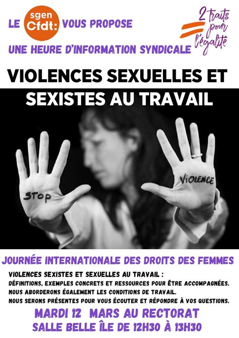 HIS Droits Des Femmes SGEN CFDT Bretagne Breizh