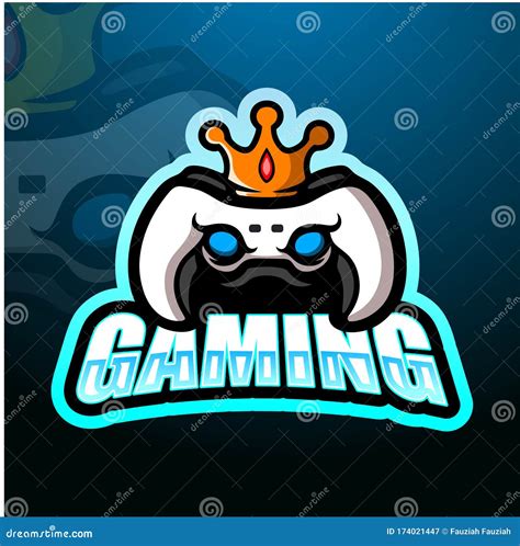 The King Esport Logo Mascot Design Cartoon Vector Cartoondealer