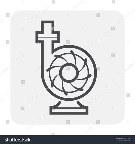 Centrifugal Pump Vector Icon Powered By Stock Vector Royalty Free