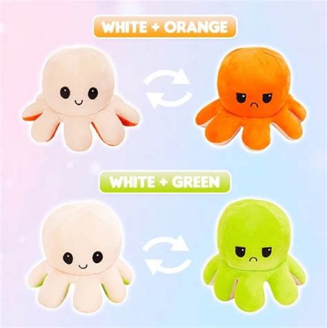 Reversible Octopus Plush Toy Pancidack