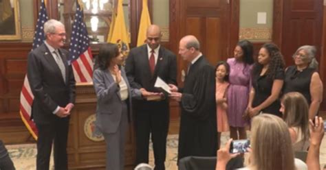 Tahesha Way Sworn In As New Jerseys Lieutenant Governor After Death Of