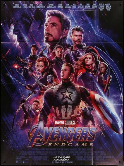 Avengers Endgame French Grande Movie Posters Limited Runs