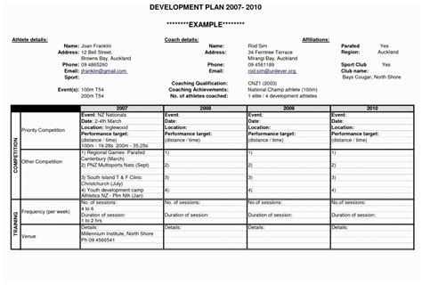 Printable Business Development Plan Template ~ Addictionary Business ...